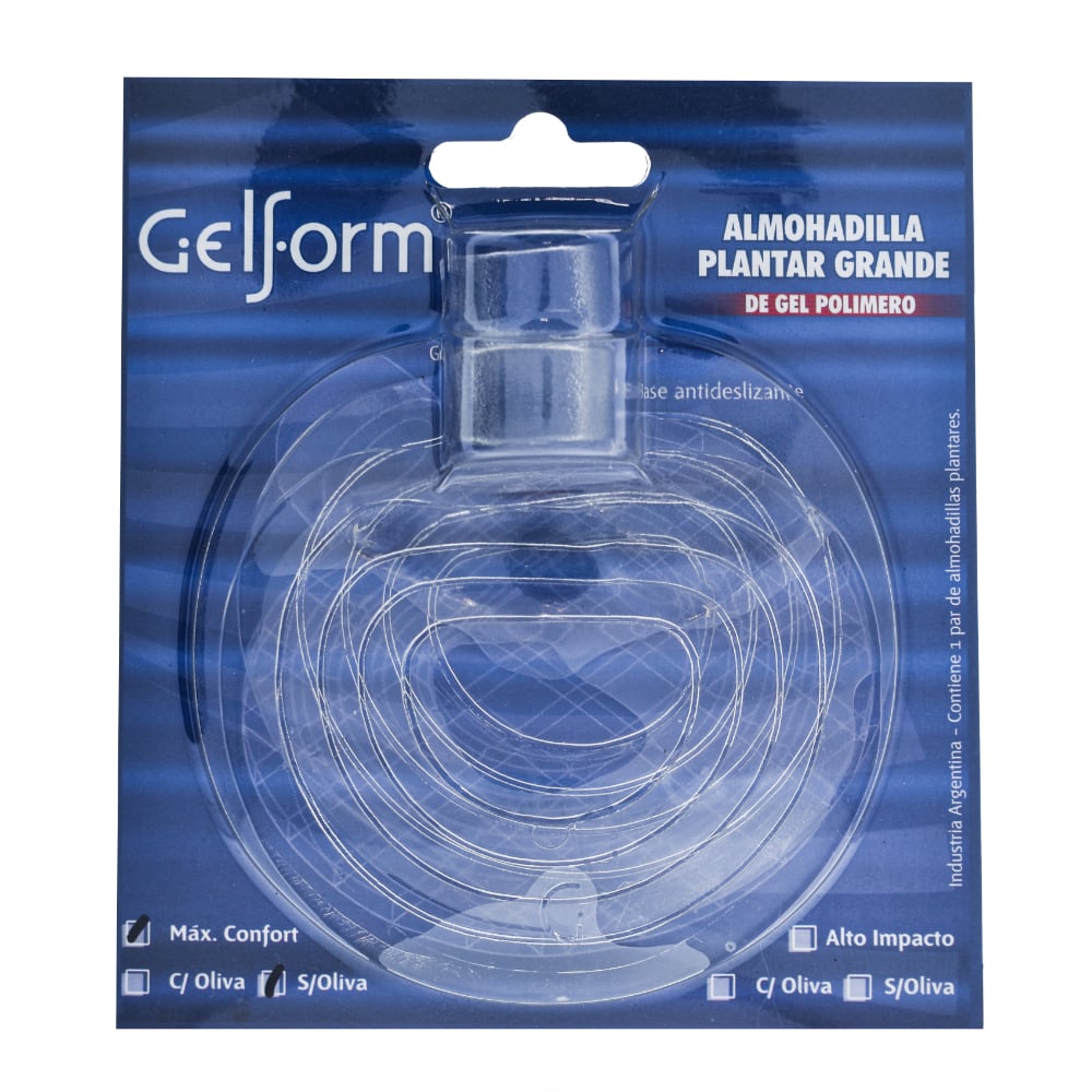 Almohadilla Plantar Gelform sin Oliva Máximo Confort
