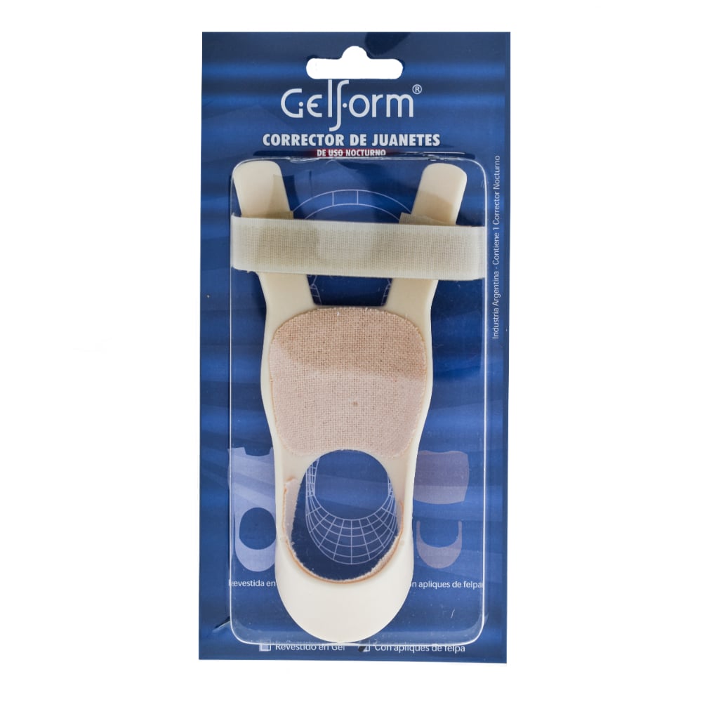 Corrector de Juanetes Gelform con Felpa Nocturno
