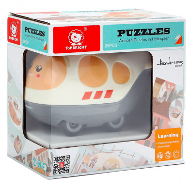 Puzzle de Madera Top Bright Helicóptero