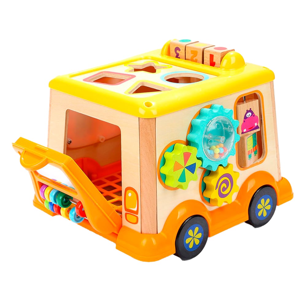 Autobús con Formas Geométricas