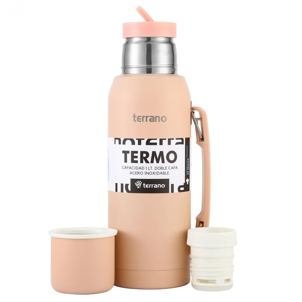 Termo Terrano Premium Rosa Pálido 1 l