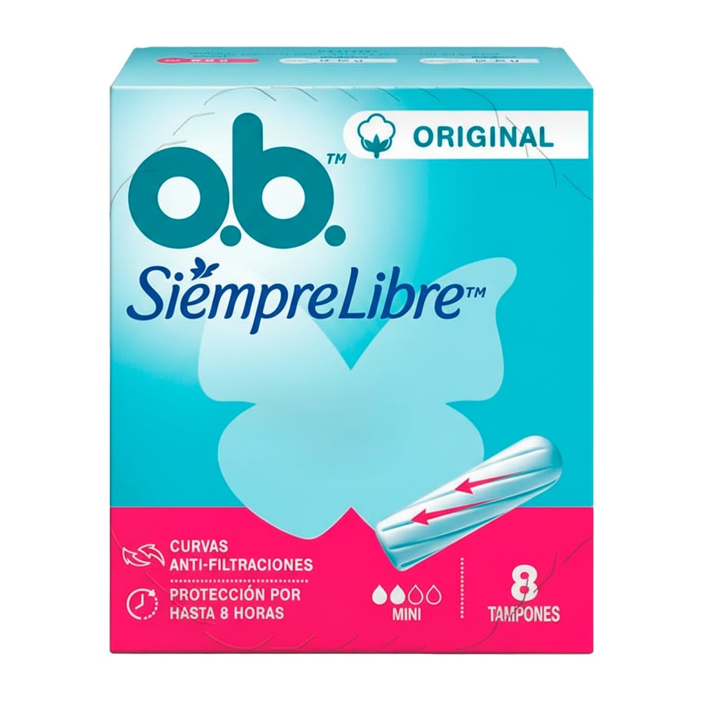 Tampones O.B. Mini 8 Unidades