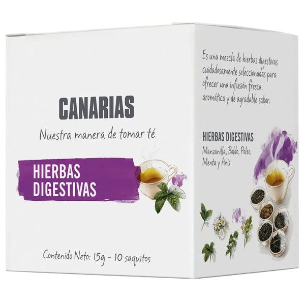 Té Canarias Hierbas Digestivas 10 Saquitos