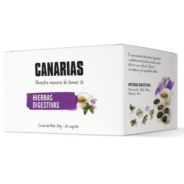 TE CANARIAS HIERBAS DIGESTIVAS X20 SOBRES