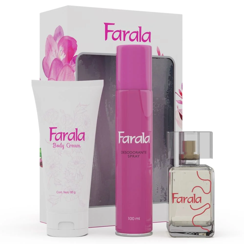 Perfume Farala Feme Femme EDT 30 ml + Crema 80 G + Desodorante 100 ml