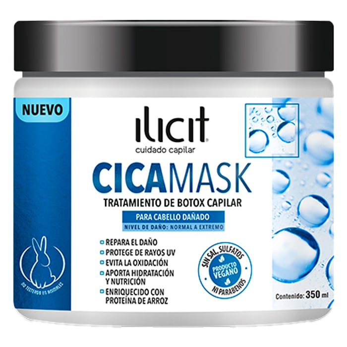 Botox Capilar Ilicit Cicamask 350 ml