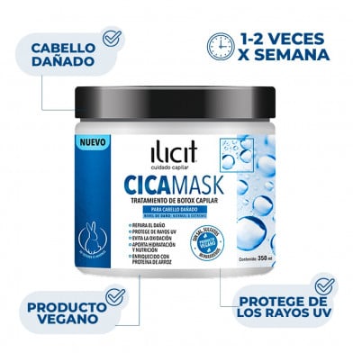 Botox Capilar Ilicit Cicamask 350 ml