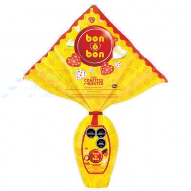 Huevo de Pascua Bon o Bon Chocolate con Leche 210 g