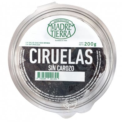 CIRUELAS MADRE TIERRA SIN CAROZO 200GRS