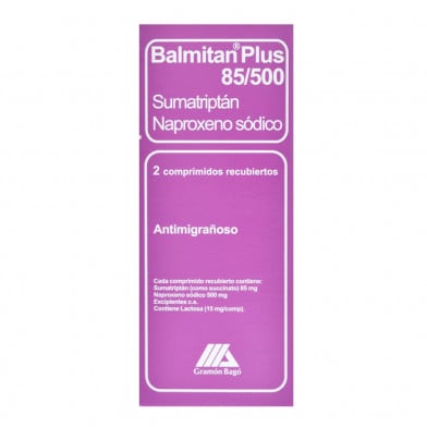 Balmitan Plus 85 mg/500 mg 2 Comprimidos Recubiertos