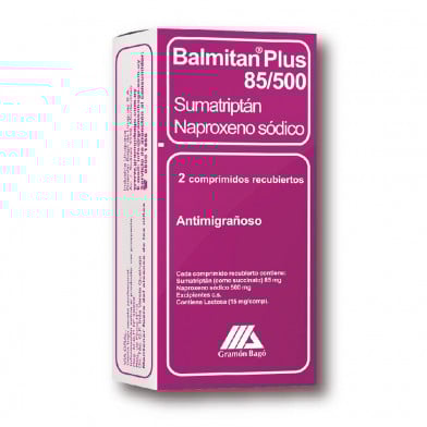 Balmitan Plus 85 mg/500 mg 2 Comprimidos Recubiertos
