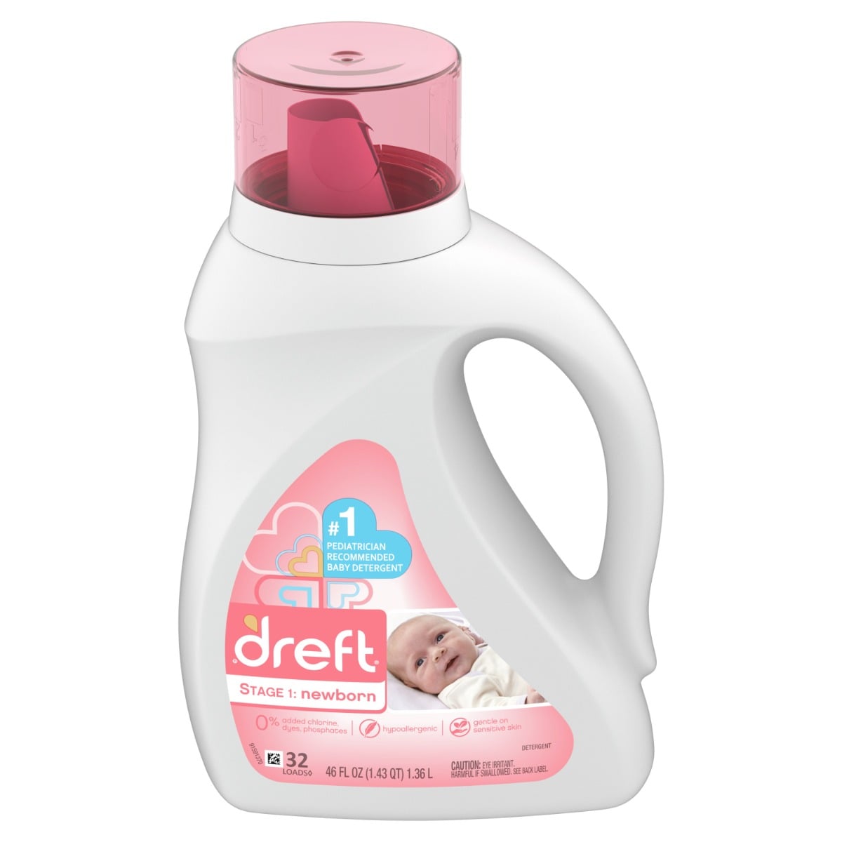 Jabón Líquido para Ropa Dreft New Born 1.36 l