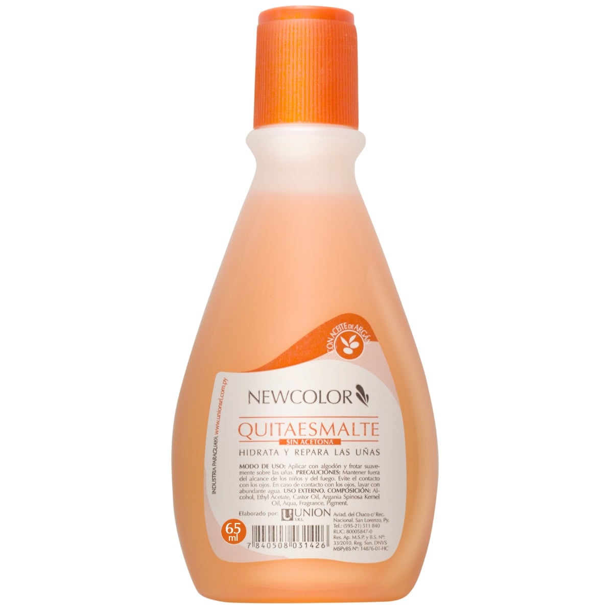 Quitaesmalte NewColor Argán 65 ml