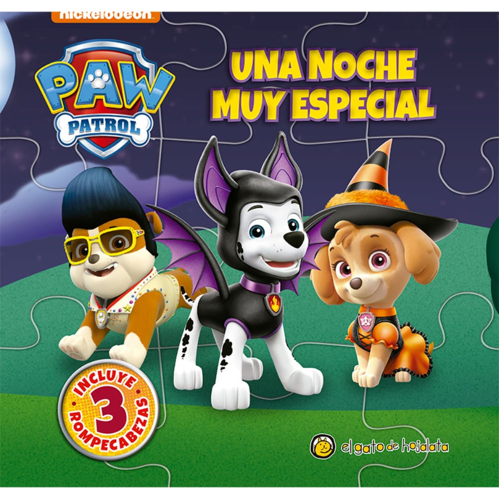 Libro Paw Patrol rompecabezas - una noche muy especial