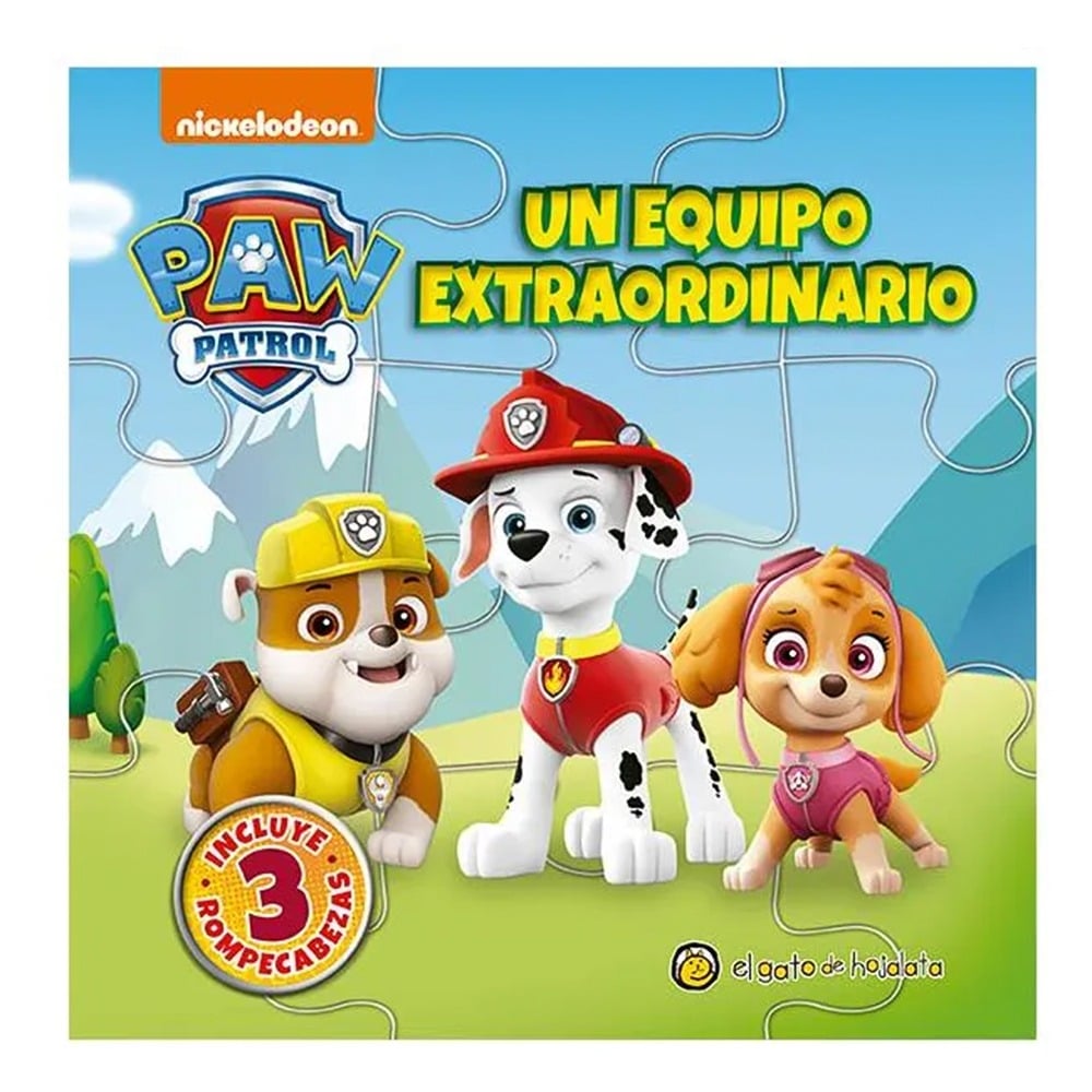 Libro Paw Patrol rompecabezas - un equipo extraordinario