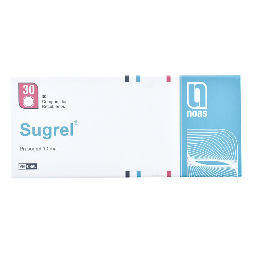 Sugrel 10 mg 30 Comprimidos Recubiertos