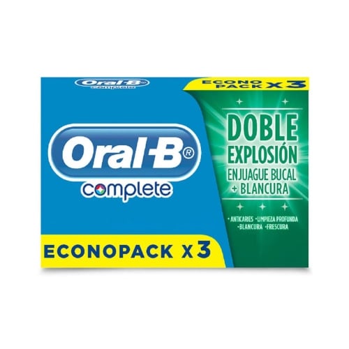 Pasta de Dientes Oral B Complete 90 g 3 Unidades