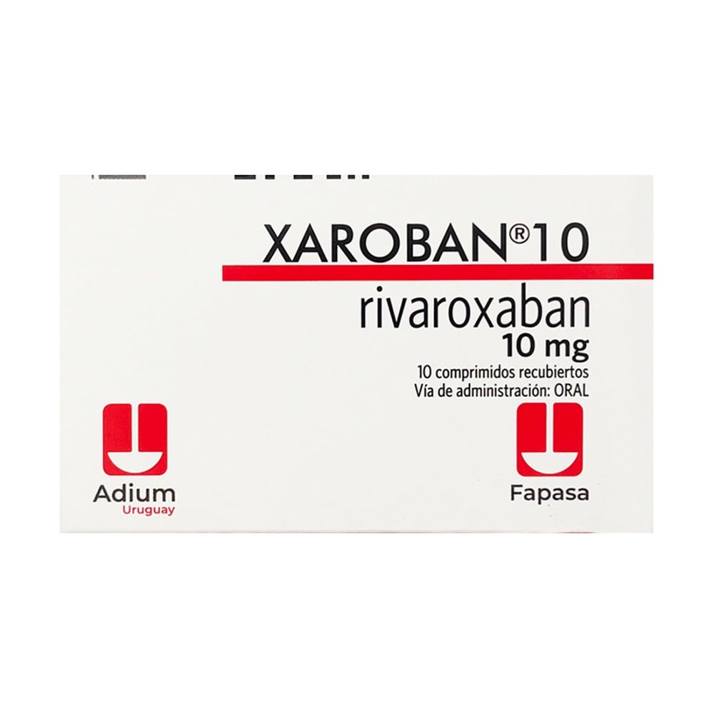 Xaroban 10 mg 10 Comprimidos