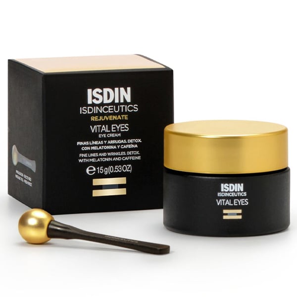 Crema contorno de ojos Isdin Isdinceutics Vital Eyes de 15g para reparar arrugas.