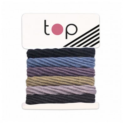 Gomitas para el Pelo Top Gruesas 6 Unidades