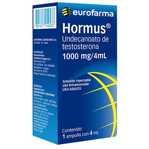 Hormus 1000 mg Inyectable 1 Ampolla 4 ml