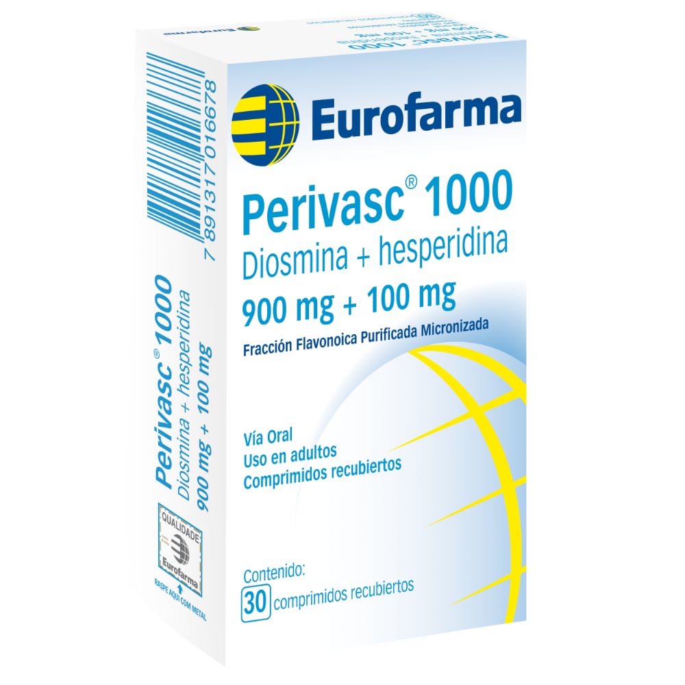 Perivasc 900 mg/100 mg 30 Comprimidos Recubiertos