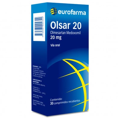 Olsar 20 mg 30 Comprimidos Recubiertos