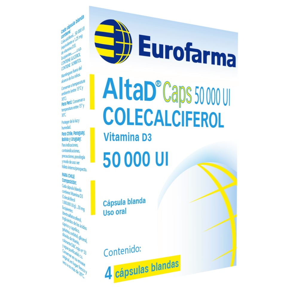 Altad 50000 U.I. 4 Cápsulas Blandas