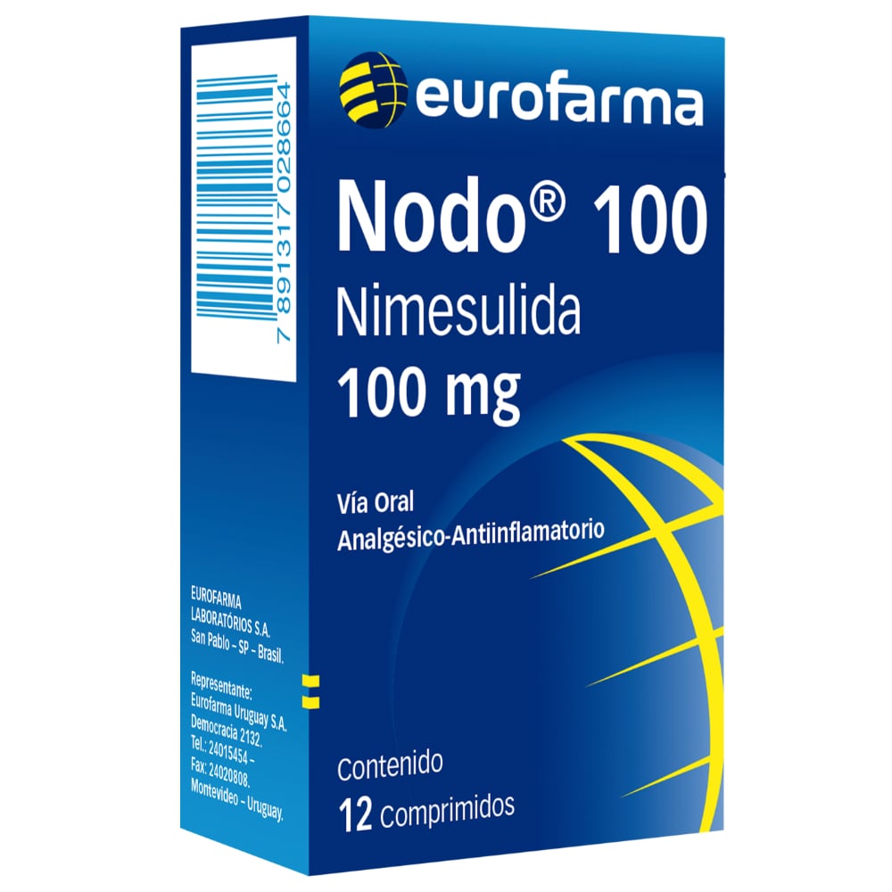 Nodo 100 mg 12 Comprimidos