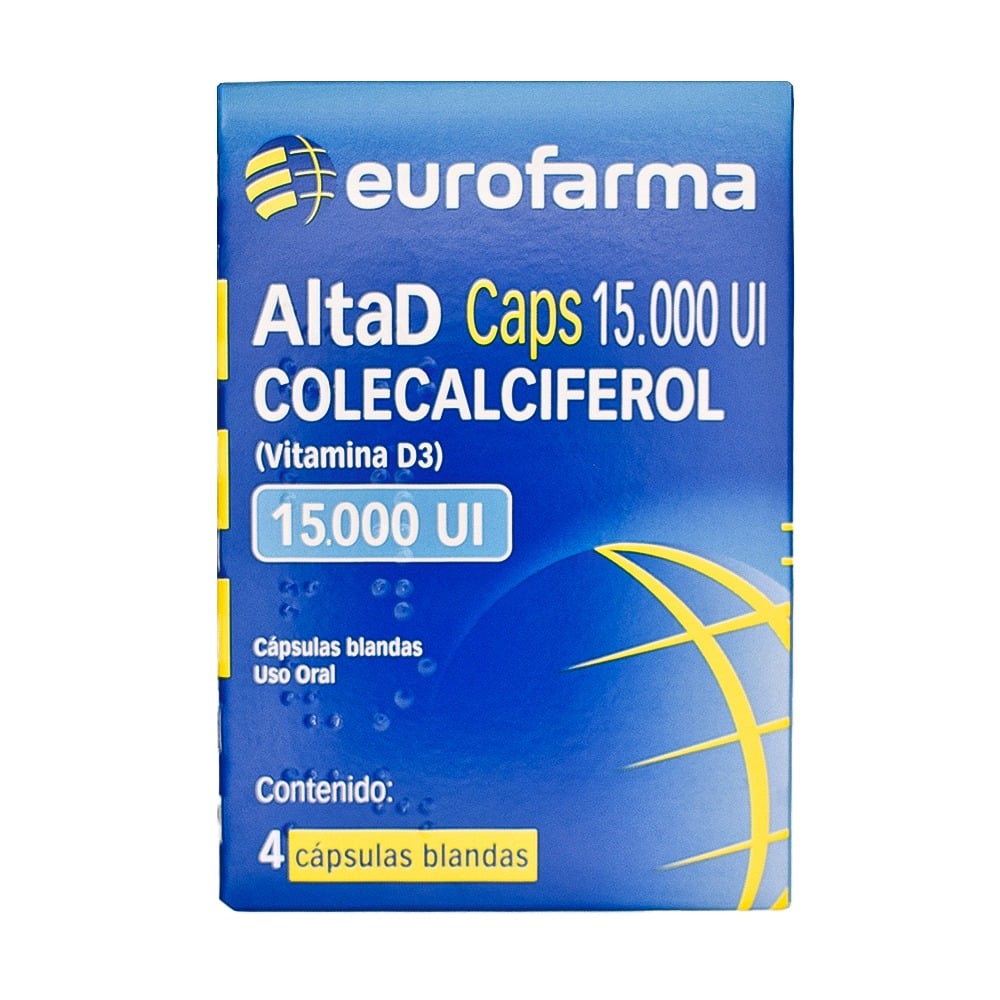 Altad 15000 U.I. 4 Cápsulas Blandas