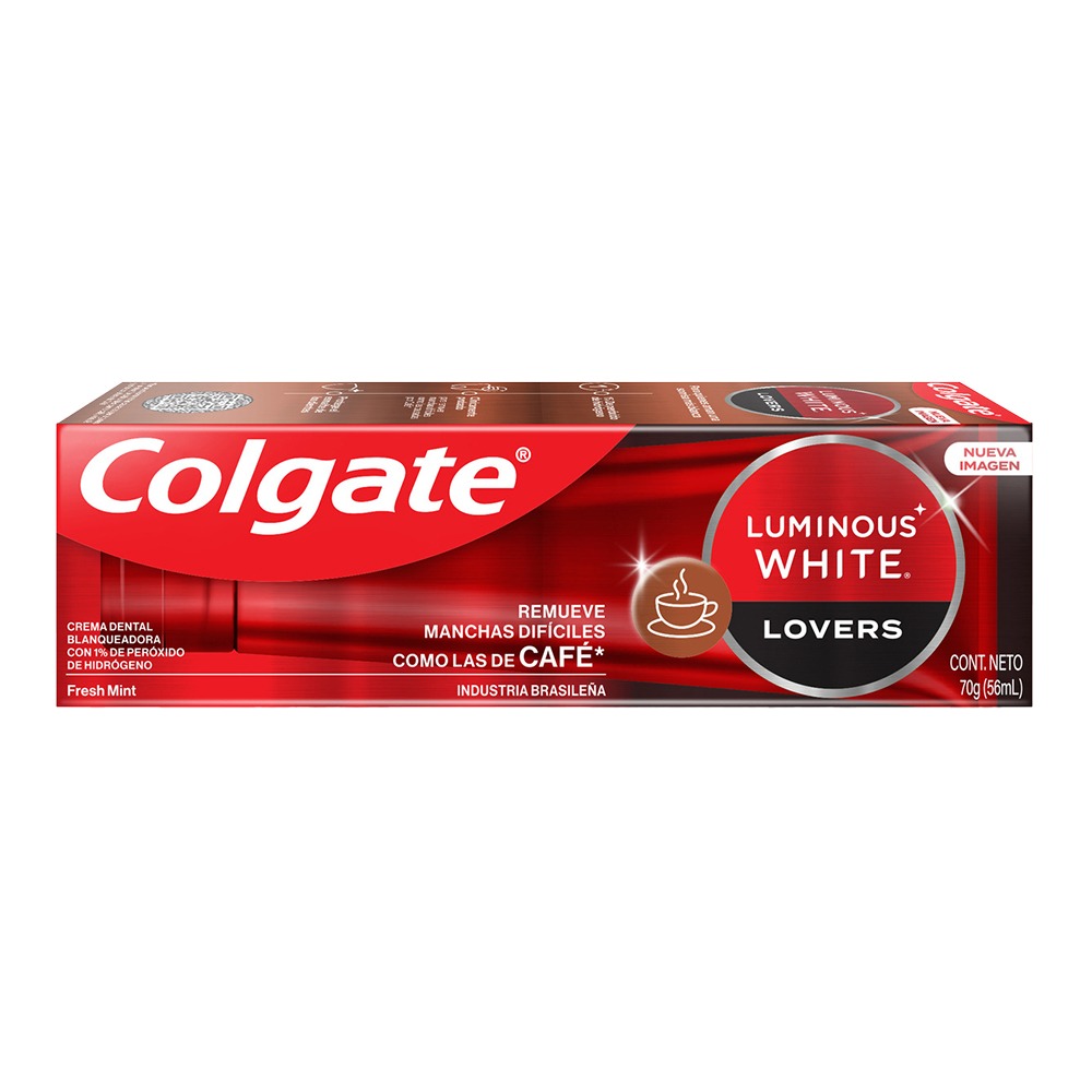 Pasta de Dientes Colgate Luminous White Lovers Café 70 g