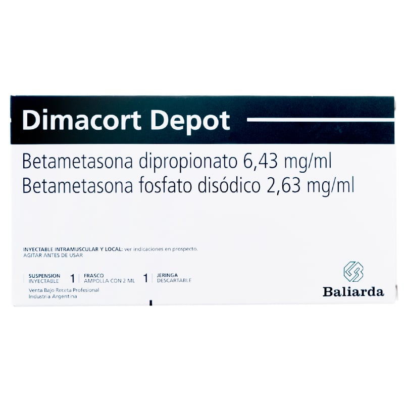Dimacort Depot 6.43 mg/2.63 mg 1 Ampolla