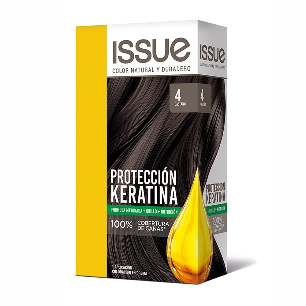 Kit Tinta Issue Keratin Color N°4 Castaño