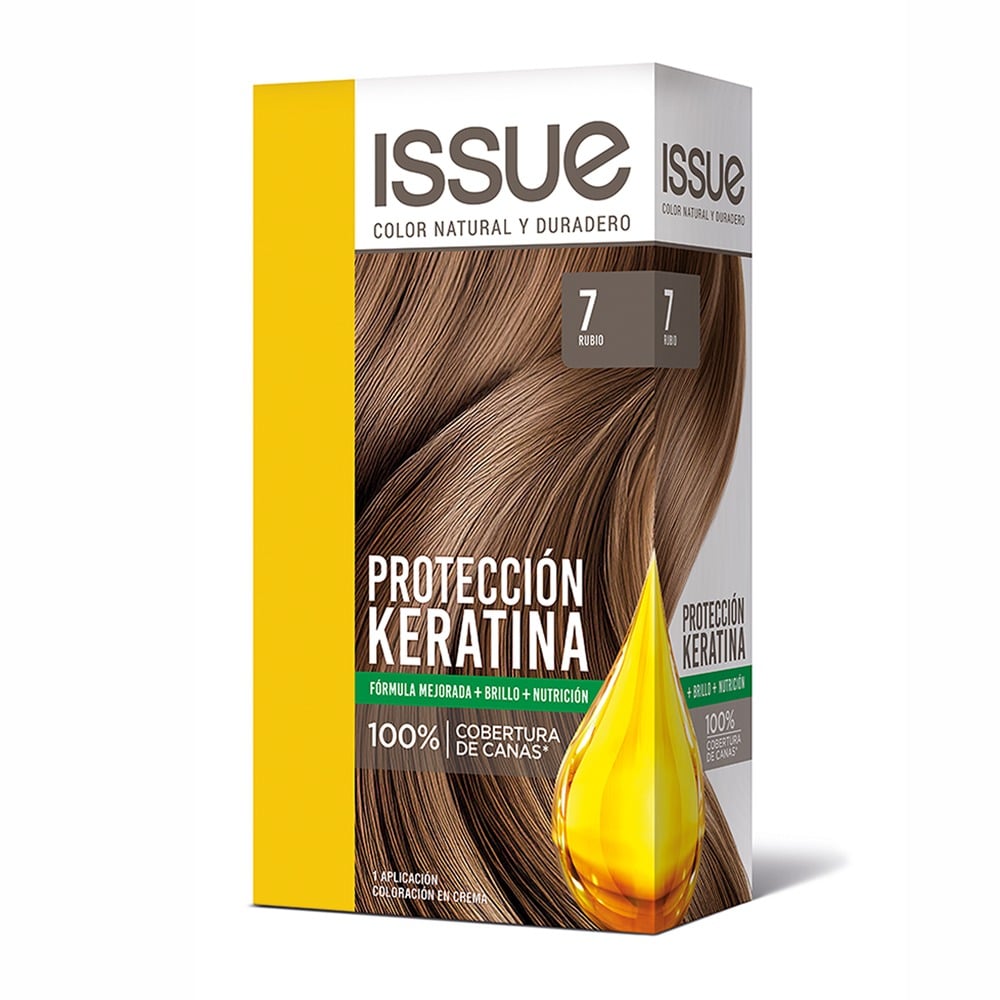 Kit Tinta Issue Keratin Color N°7 Rubio