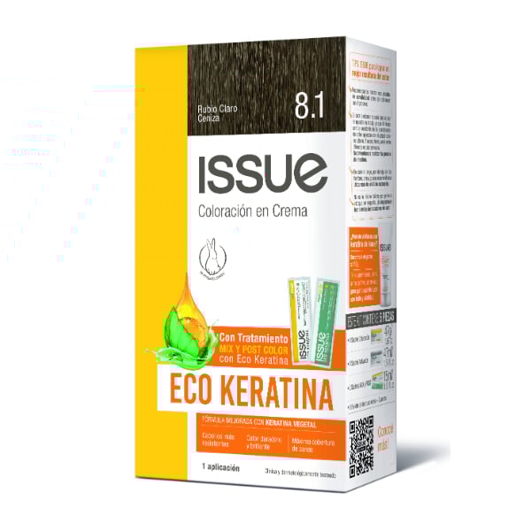 TINTA ISSUE KERATINA KIT N.8.1