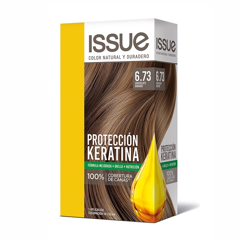 Kit Tinta Issue Keratin Color N°6.73 Chocolate Dorado
