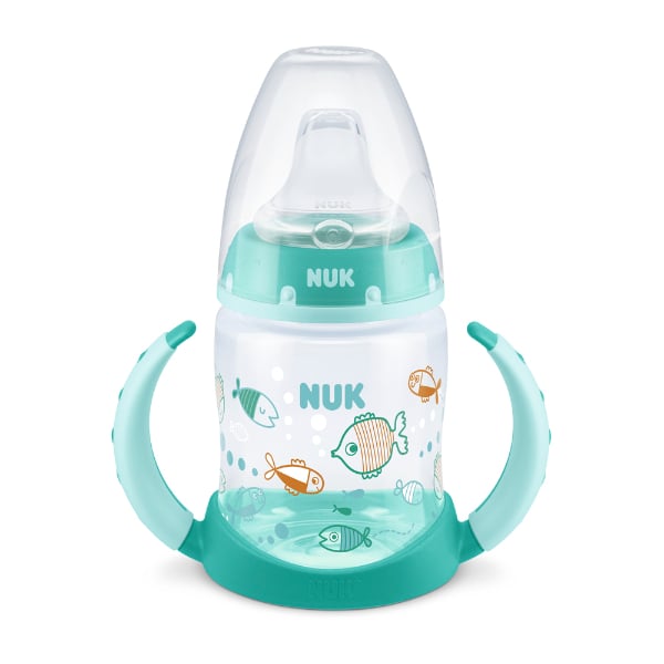 Vaso de Aprendizaje Nuk First Choice con Control de Temperatura +6 Meses Verde 150 ml