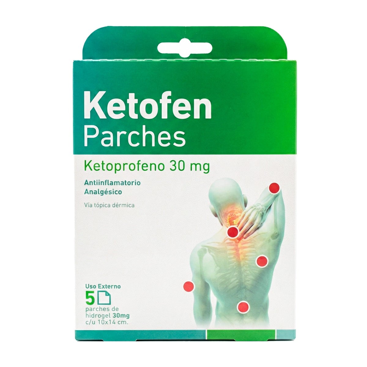 Ketofen 30 mg 5 Parches