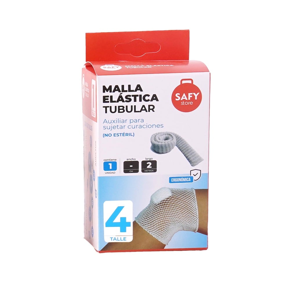 Malla Elástica Safy N°4 Uso Pediátrico Hombro, Cabeza y Muslo