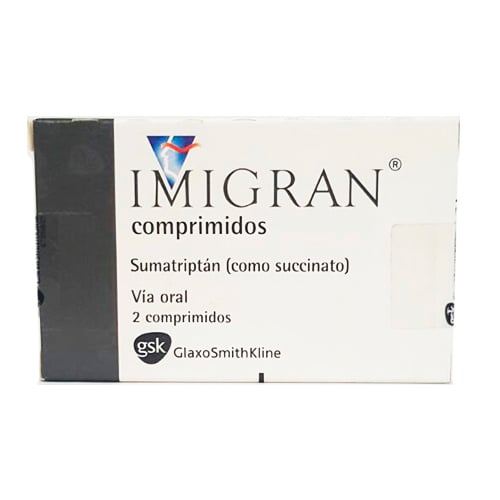Imigran 100 mg 2 Comprimidos