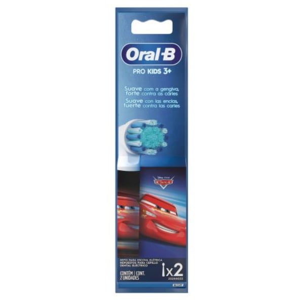 Repuesto Cepillo de Dientes Oral B Cars 2 Unidades