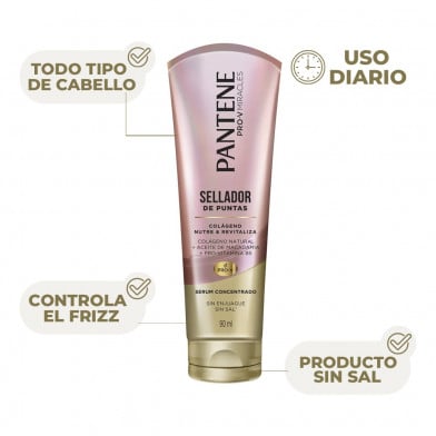 Tratamiento Pantene Colágeno Sellado de Puntas 90 ml
