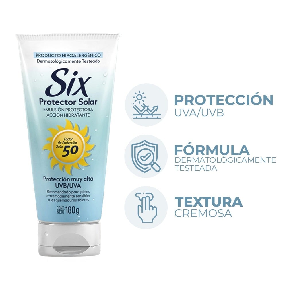 Protector Solar Six 180 Ml