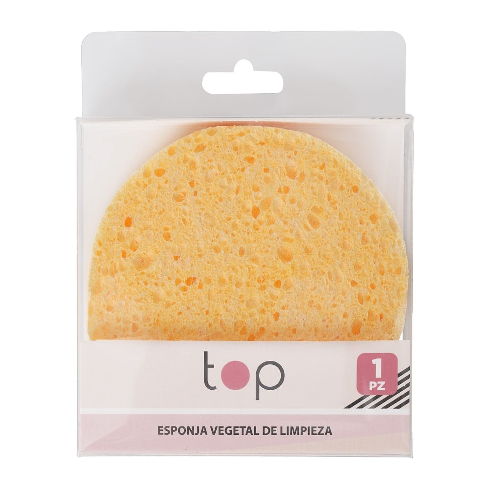 Esponja Facial Top Vegetal 1 Unidad