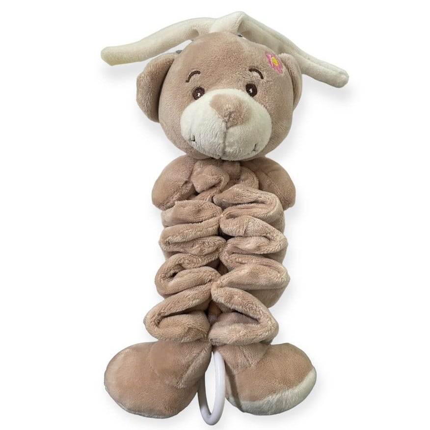 Peluche Akas Tiracuerda Perro Beige