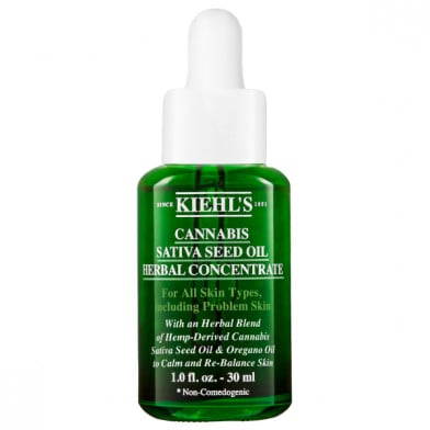 Aceite Concentrado Calmante Kiehl's con Aceite de Semilla de Cannabis Sativa 30 ml