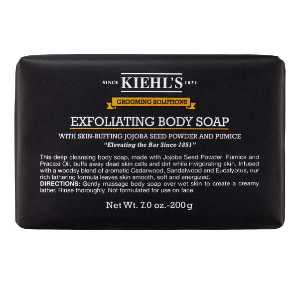 Jabón en Barra Exfoliante Corporal Hombre Kiehl's Grooming Solutions 200 g
