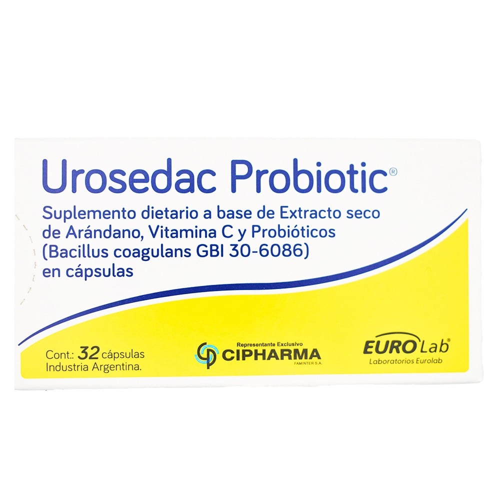 Urosedac Probiotic 32 Cápsulas