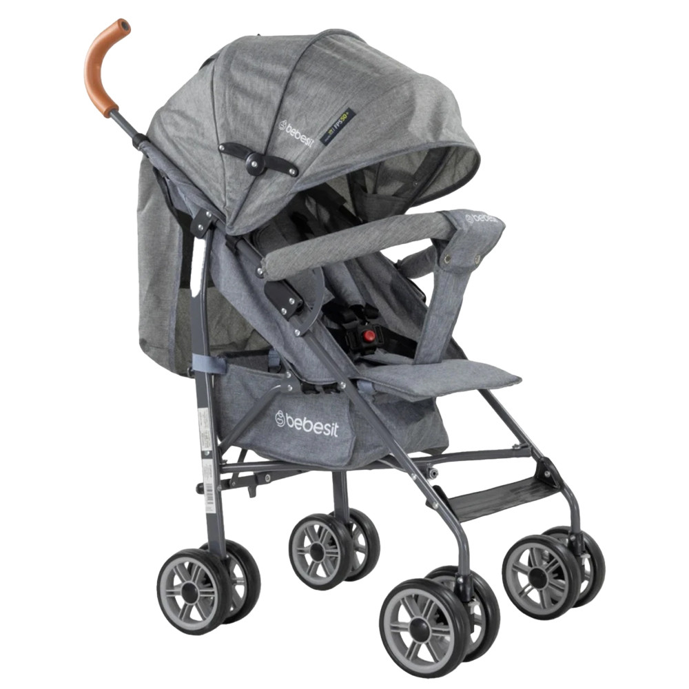 Cochecito Paraguitas Bebesit Fun Gris