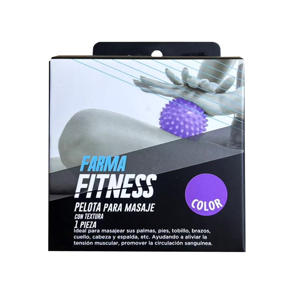 Pelota Farma Fitness para Masaje Lila